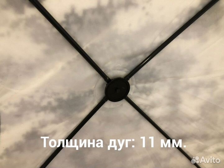 Палатка Куб зимняя утепленная / cube