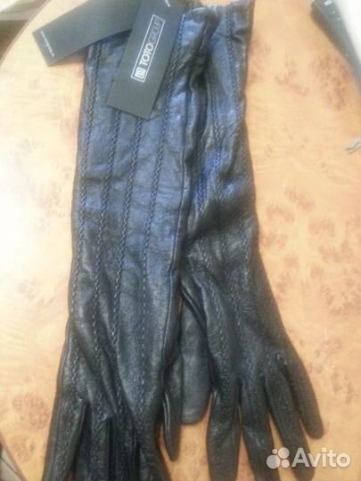 Перчатки кожанные новые
