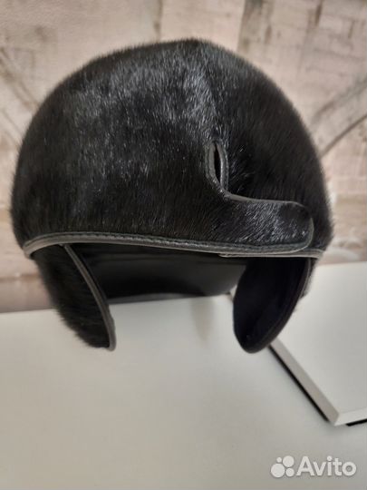 Бейсболка из меха норки новая