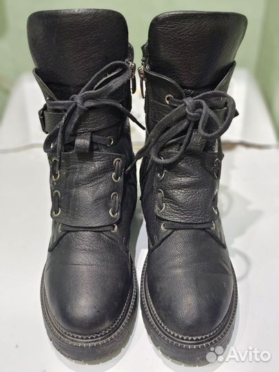 Ботинки кожаные зимние 36рр