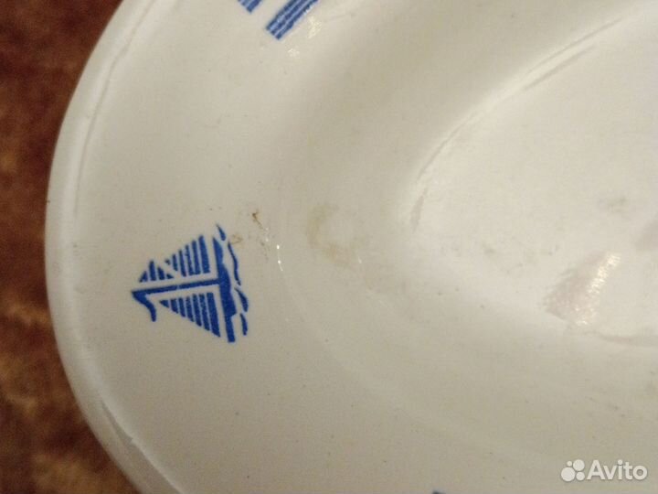 Блюдо овальное СССР зик