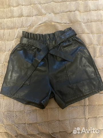 Шорты женские кожаные
