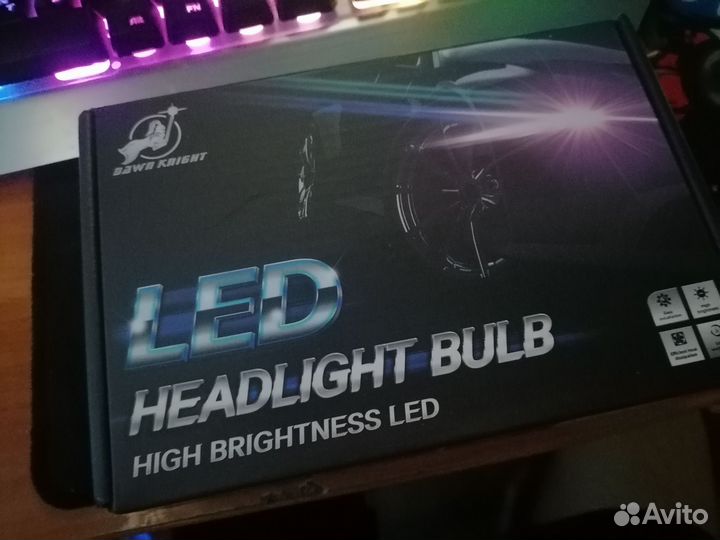 LED лампы dawn knight K5C h4