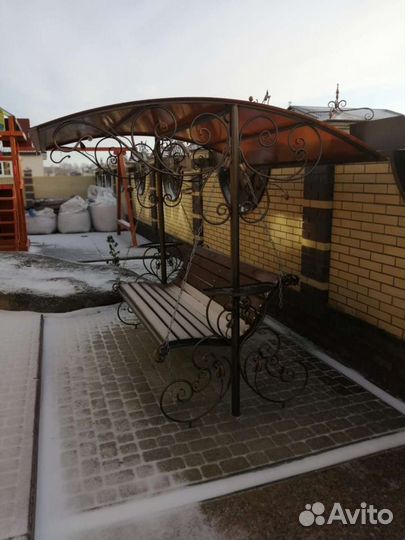 Качели металлические