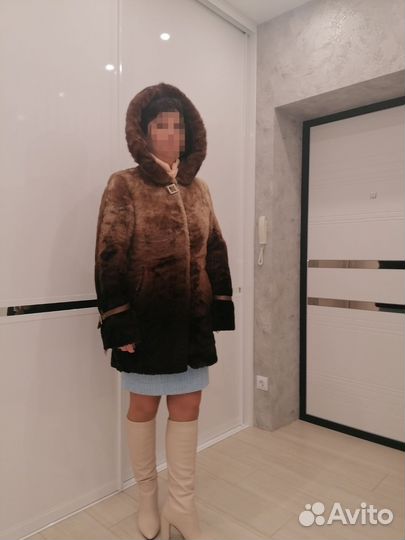 Шуба мутоновая 44 размер