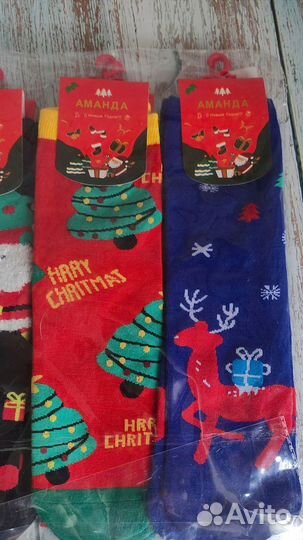 Носки детские Новогодние для девочек