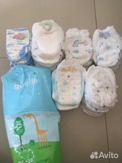Подгузники трусики 6 размер, памперсы 6