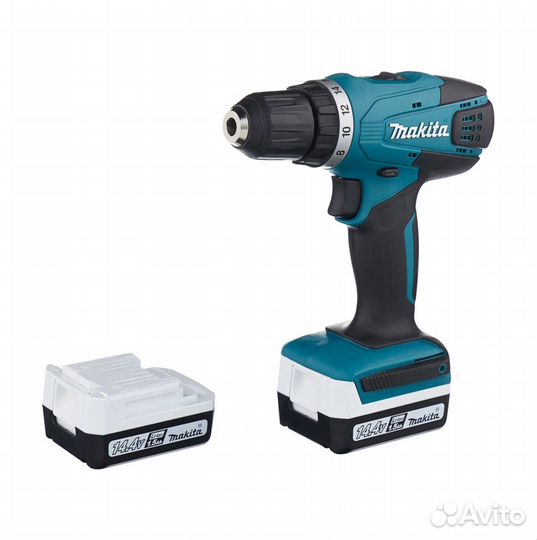 Аккумуляторная дрель-шуруповерт Makita DF347DWE