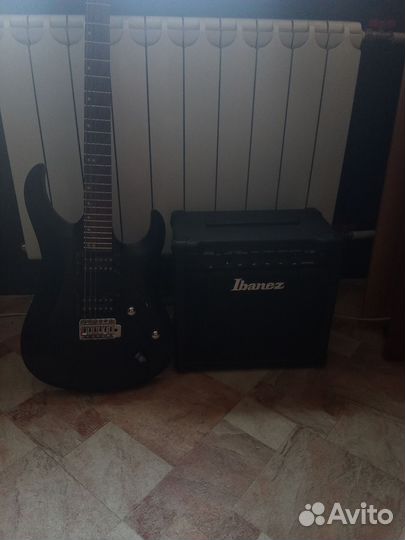 Электрогитара с комбиком ibanez