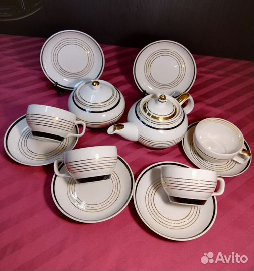 Чайный сервиз Вербилки, 1954-1965