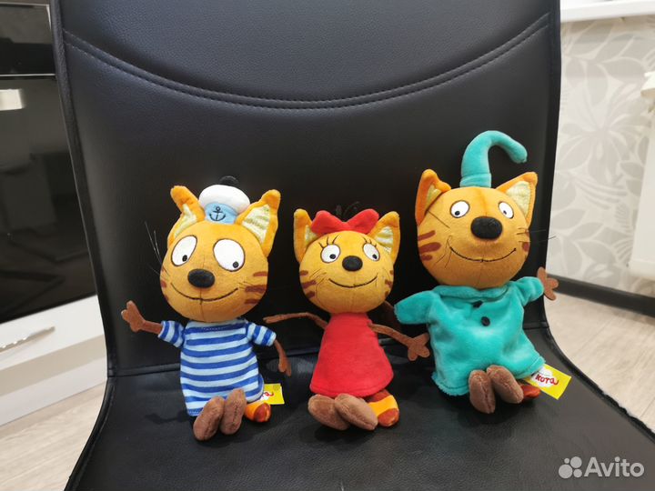 Мягкие игрушки 3 Три кота