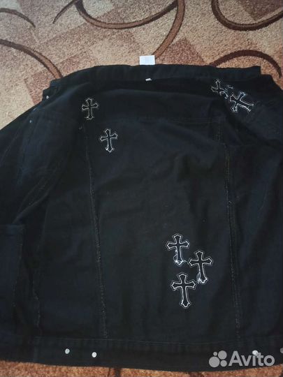 Джинсовка Chrome hearts