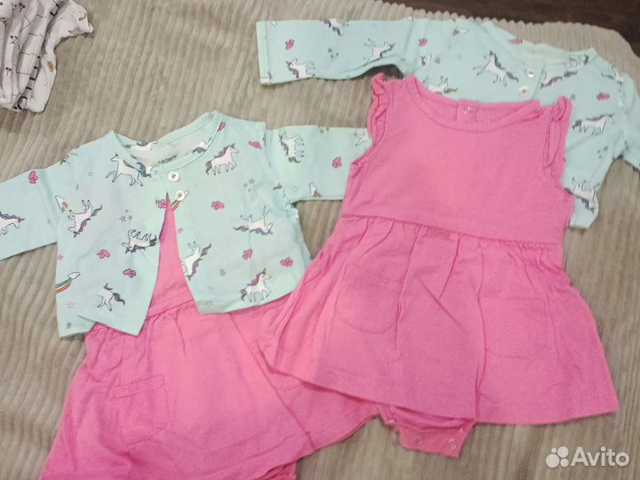 Вещи пакетом для двойни (девочек)