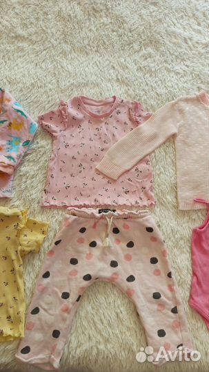 Пакет вещей на девочку 80-86-92