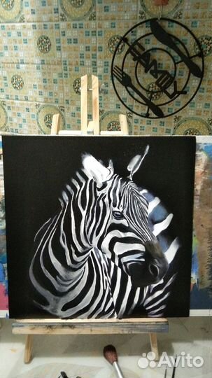 Картина маслом на холсте 