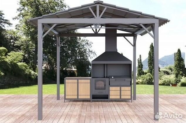 Мангалы лофт с крышей,мангальные комплексы