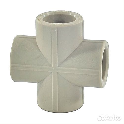 Крестовина valfex Дн32 Ру25 равнопроходная, полипр