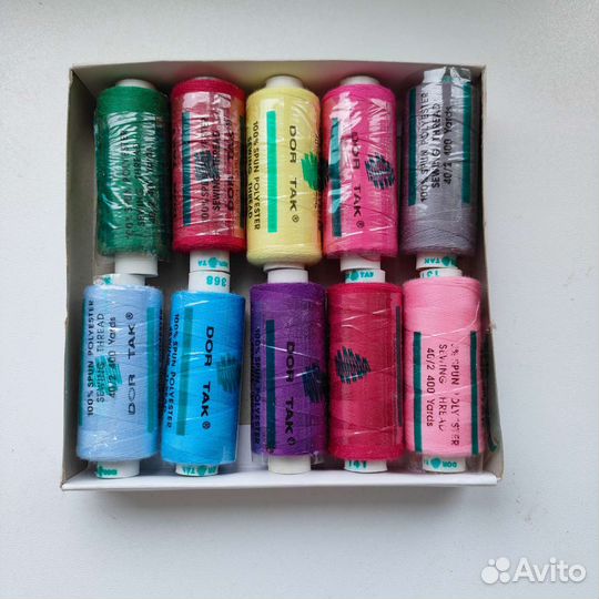 Нитки швейные бабины