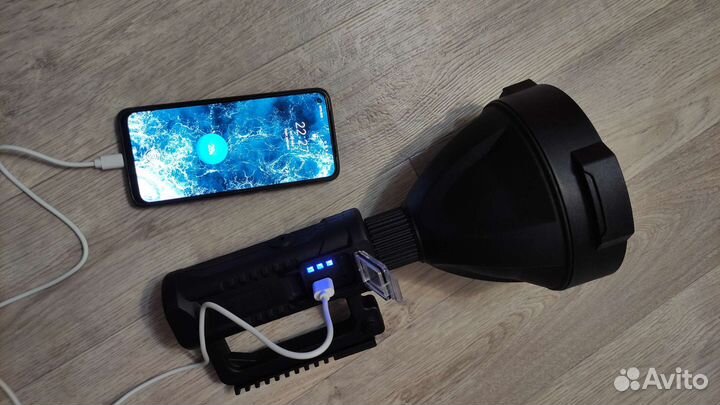 Ультраяркий светодиодный фонарь, прожектор