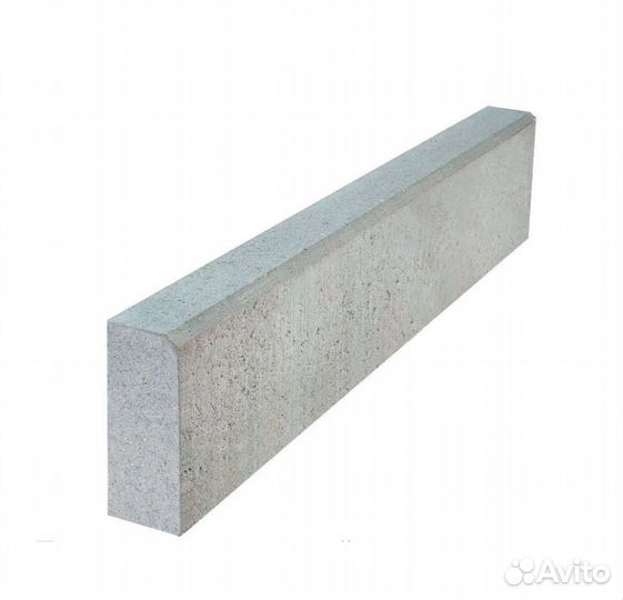 Бордюр тротуарный Серый 1000/200/80