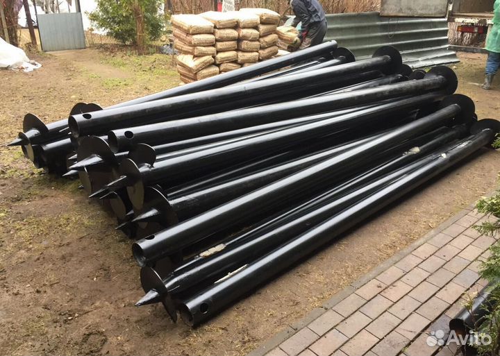 Винтовые сваи, фунтамент под ключ