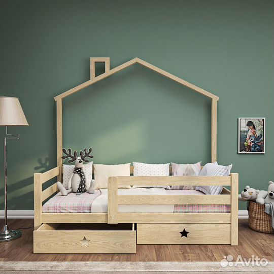 Детская кровать с домиком