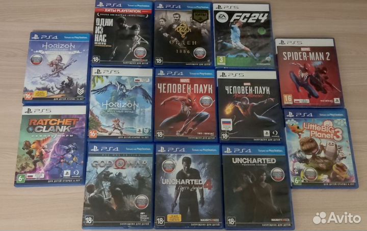 Диски на ps4 ps5