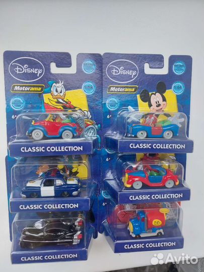 Машинки Disney motorama 1:64