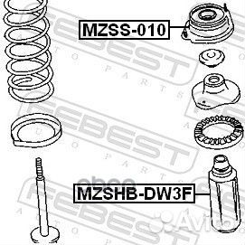 Опора пер.аморт.mazda demio DW3/DW5 1996-2002