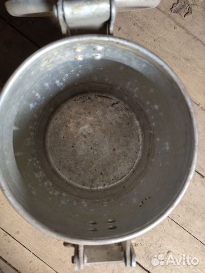 Фляга-бидон 10 л, алюминиевый. В хорошем состоянии