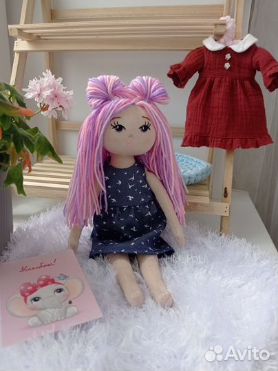 Текстильная игровая кукла