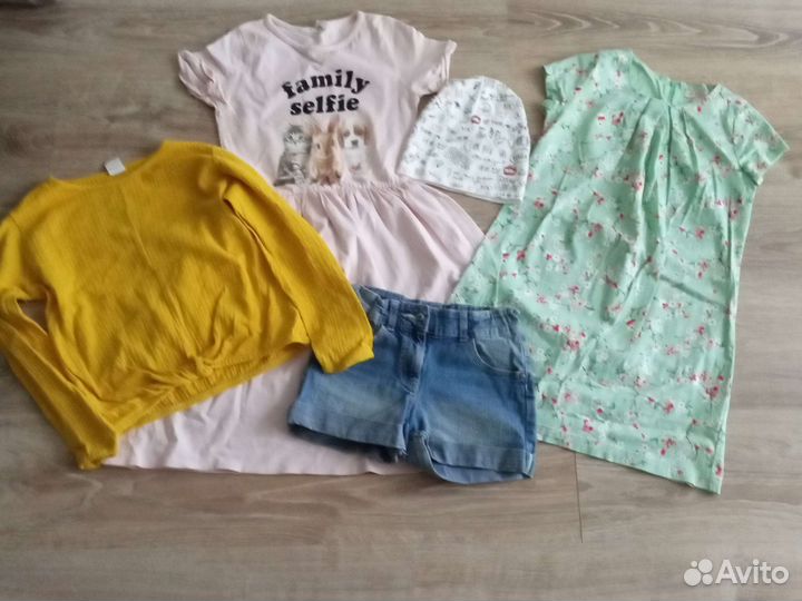 Вещи пакетом на девочку 140