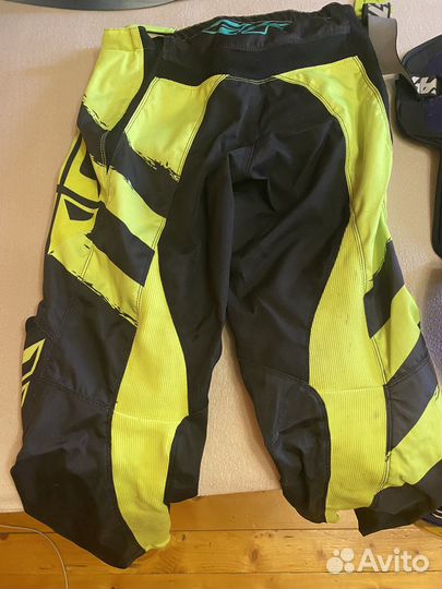 Fly - 2018 F-16 штаны, черные Hi-Vis