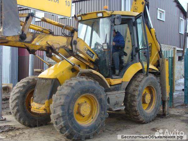 Аренда экскаватора погрузчика jcb