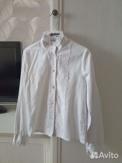 Блузки школьные 128-134