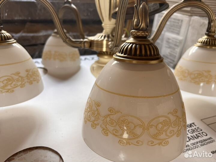 Люстра потолочная италия бу