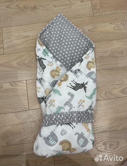 Детское одеяло-конверт для новорожденных