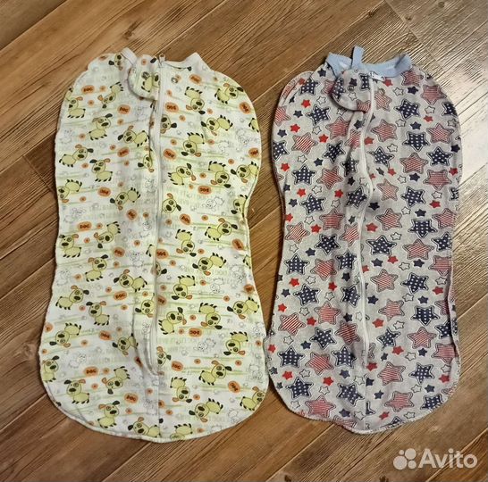 Пеленка кокон на молнии (2шт)