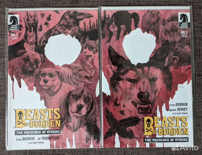 Комиксы Звери с Бренного Холма на английском