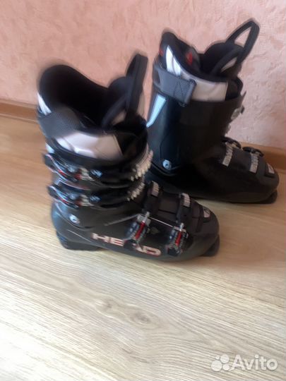 Горные лыжи head,с ботнками и палками