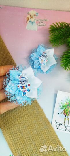 Бантики новогодние