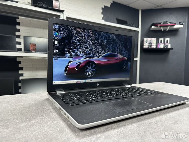 Игровой ноутбук HP 4GB/SSD/2видеокарты