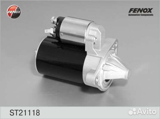 Стартер с редуктором; 0,9kw Daewoo Matiz 98-0