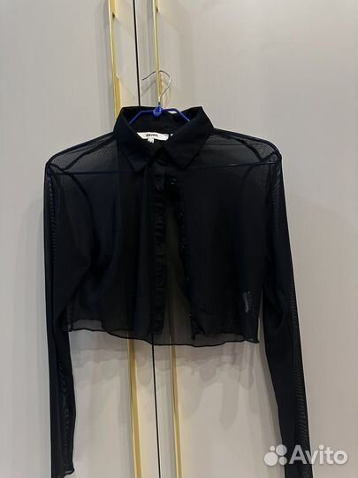 Полупрозрачная блузка