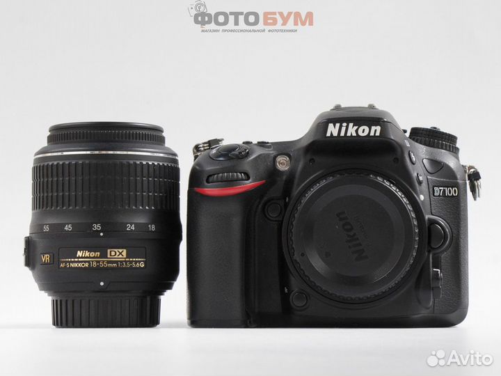 Nikon D7100 body + Nikon AF-S 18-55mm f3.5-5.6G VR