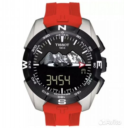 Оригинальный ремешок Tissot T091.420A Красный