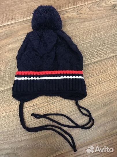 Шапка детская на мальчика зимняя 48-50