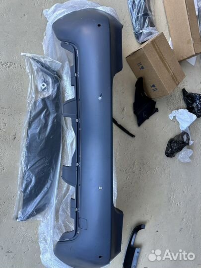 Bmw e60 задний бампер M tech М пакет