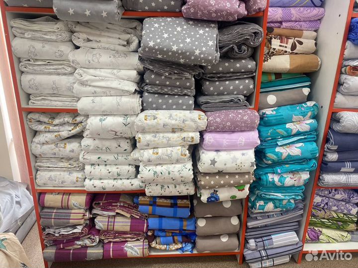 Ткань детская для постельного Поплин Авито