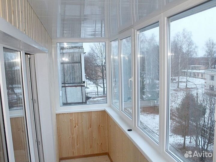 Остекление балконов и лоджий под ключ